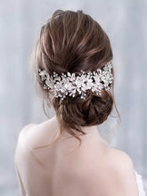 Load image into Gallery viewer, Bridal Flower Prom Hair Tiara