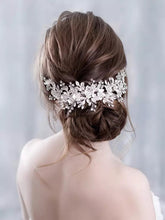 Charger l&#39;image dans la galerie, Bridal Flower Prom Hair Tiara