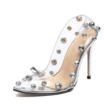 Load image into Gallery viewer, Rivet Crystal Pumps Stilettos