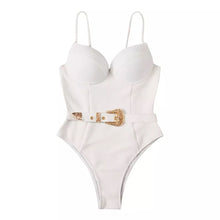 Cargar imagen en el visor de la galería, Belted Push Up Swimwear