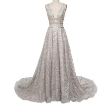 Carica l&#39;immagine nel visualizzatore di Gallery, Sparkle Elegant Evening Trail Dress