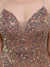 Load image into Gallery viewer, Sequin Fitted Mermaid Gown