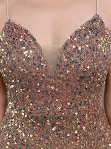 Sequin Fitted Mermaid Gown