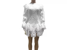Load image into Gallery viewer, Cascading Ruffles Mini Dress