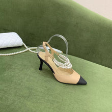 Carregar imagem no visualizador da galeria, String Bead Pointed Toe Heels