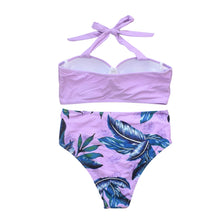 Load image into Gallery viewer, High Waist Leaf Bikini