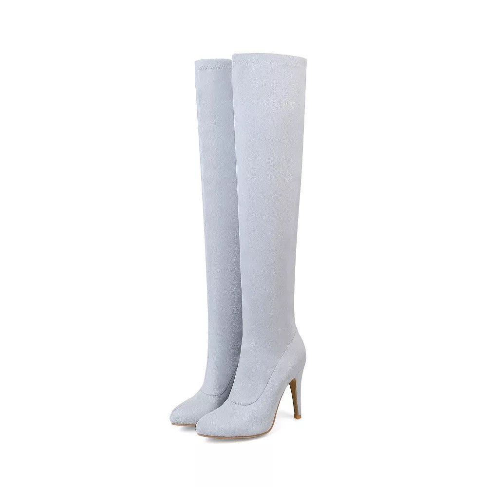 Thigh high Stretch Stiletto Boots