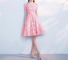 Charger l&#39;image dans la galerie, Flower Evening Dresses Sleeve Dress