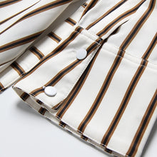Carregar imagem no visualizador da galeria, Striped Patchwork Shirt Blouse