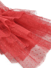 Carregar imagem no visualizador da galeria, Mesh O-Neck Flare Ruffles Maxi Dress