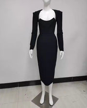 Load image into Gallery viewer, High Shoulder Bandage Dress
