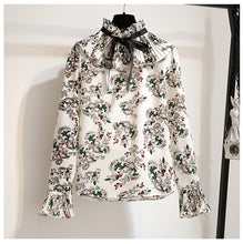 Carregar imagem no visualizador da galeria, Ruffles Floral Shirt and Pleated Skirt Sets