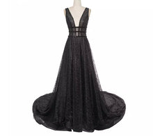 Cargar imagen en el visor de la galería, Sparkle Elegant Evening Trail Dress