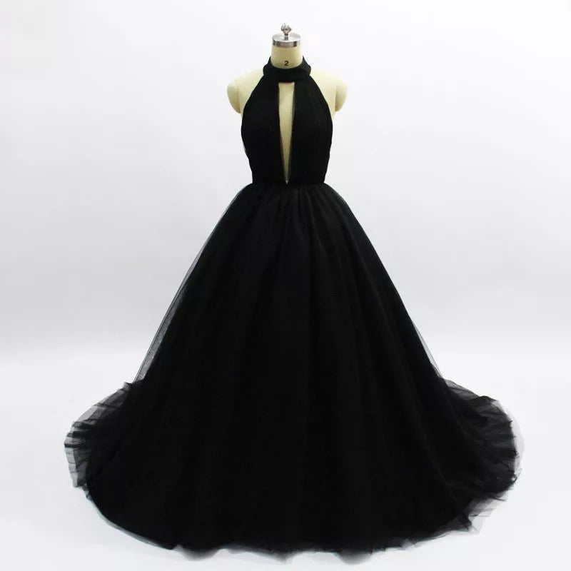 Backless Tulle  Prom Homecoming Dress