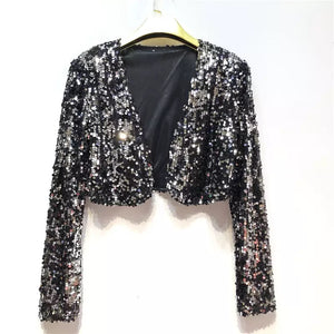 Sparkly Cropped Jacket