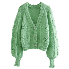 Load image into Gallery viewer, Weave knit Cardigan