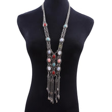 Load image into Gallery viewer, Metal Tassel Necklace