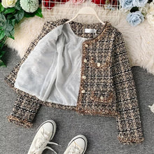 Carregar imagem no visualizador da galeria, Tweed Tassels Trims Short Jacket