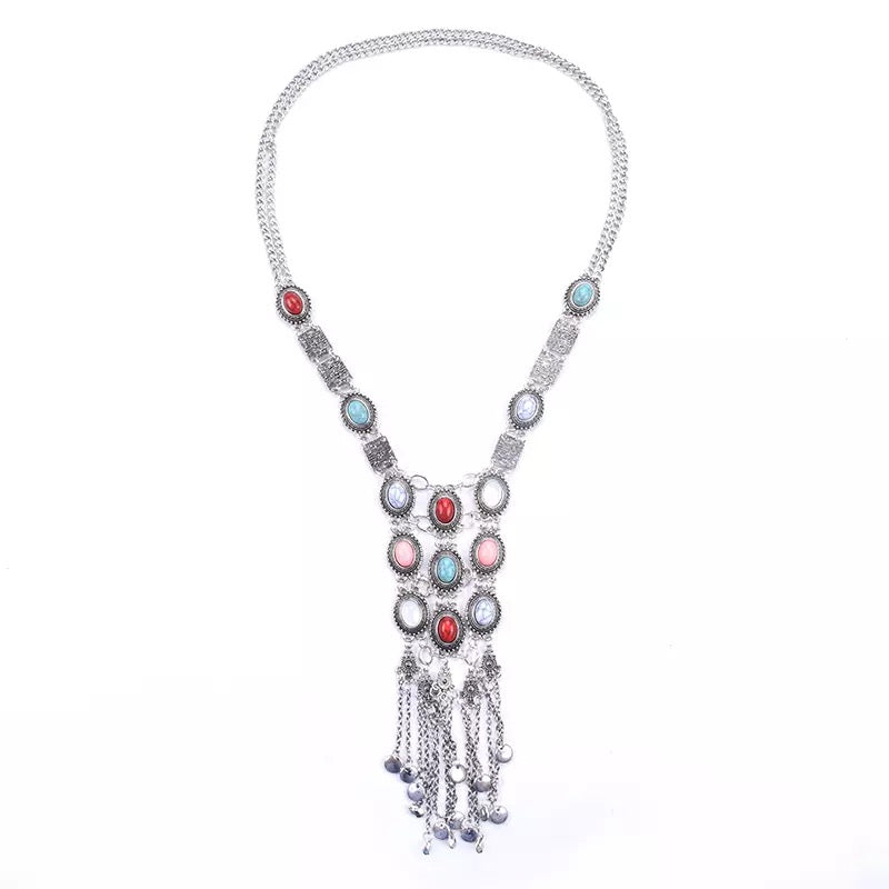 Metal Tassel Necklace