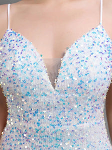 Sequin Fitted Mermaid Gown