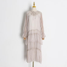 Charger l&#39;image dans la galerie, Summer Ruffles V Neck Petal Loose Transparent Dress