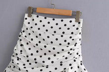 Load image into Gallery viewer, Asymmetrical Polka Dot Skirt