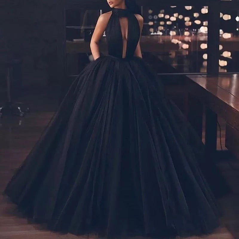 Backless Tulle  Prom Homecoming Dress
