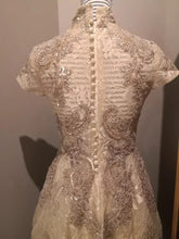 Load image into Gallery viewer, Lace Beaded High Neck Luxury Gowns