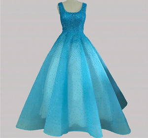 Crystal A-Line Ball Gown