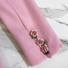 Load image into Gallery viewer, Rose Buttons Pink Jacket