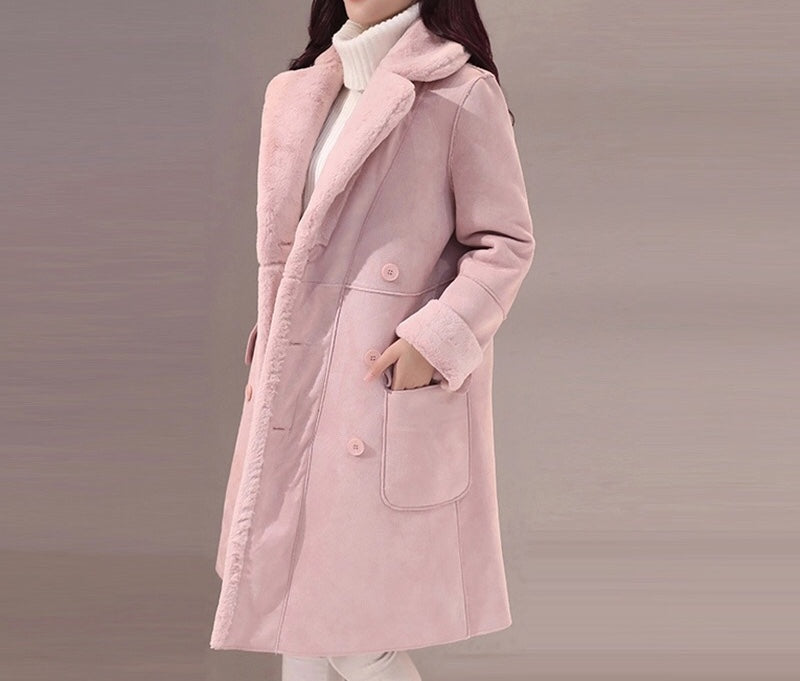 Faux Fur Warm Overcoat