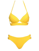 Load image into Gallery viewer, Push Up Ribbed Bikini Set