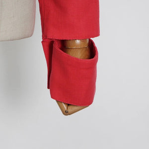 Lapel Cut Out Midi Two Piece Set
