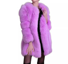 Carica l&#39;immagine nel visualizzatore di Gallery, Winter Thick Faux Fur Outerwear