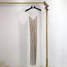Load image into Gallery viewer, Sequin Striped Midi Dress