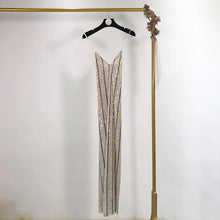 Charger l&#39;image dans la galerie, Sequin Striped Midi Dress