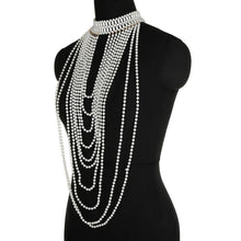 Charger l&#39;image dans la galerie, Imitation Pearl Body Chain Jewellery