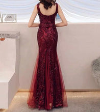 Load image into Gallery viewer, Sequined Mermaid Gown