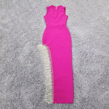 Carica l&#39;immagine nel visualizzatore di Gallery, Tassel Diamonds Bodycon Dress