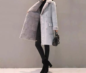 Faux Fur Warm Overcoat
