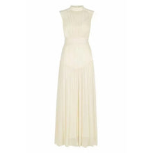 Load image into Gallery viewer, Ruched Elastic Waist Mesh Dress