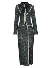 Load image into Gallery viewer, Bow Beading Two Pieces Set