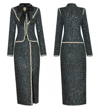 Load image into Gallery viewer, Bow Beading Two Pieces Set